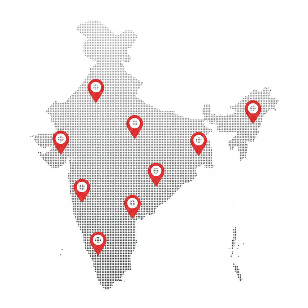 Service Centres Map